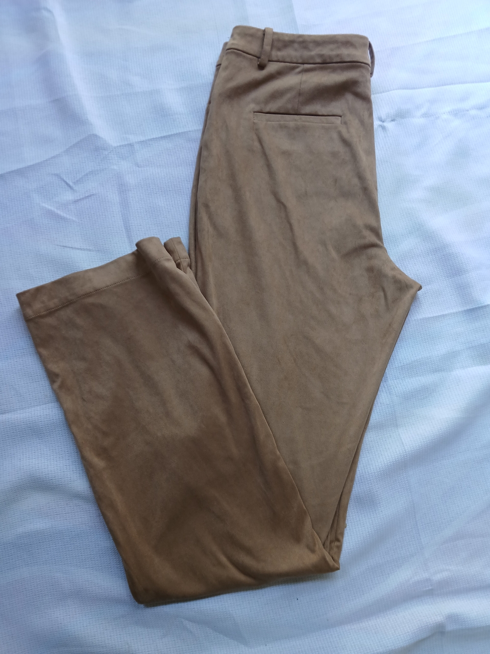 Donna Karan Wide Leg Pants in Light Brown